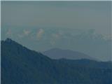 View of the Kamnik-Savinja Alps.