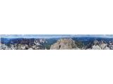 Panorama of the view from Cridola I.