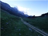 Planina Zapleč - Kal (greben Krnčice)