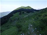 Planina Zapleč - Srednji vrh (at Krn)