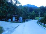 Drežnica - Italian military chapel on Planica