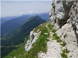 Planina Zapleč - Srednji vrh (at Krn)