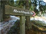 Hebalm (Gasthaus Zur Rehbockhütte) - Albrecht Kapelle (pri Schrogentor)