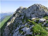 Planina Zapleč - Srednji vrh (at Krn)