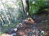 Tam na Meji (Beli potok) - Planina Nizki vrh