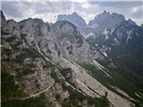 Traverse of attractive landscape between the Cridola group and Monte Boschet IV.