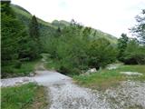 Tam na Meji - Lanževica / Punta Lausciovizza