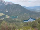 Spodnje Belopeško jezero - Mala Ponca