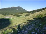 Planina Zapleč - Kal (greben Krnčice)