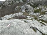 Prezid (pri Gračcu) - Planinsko zavetišče Crnopac 