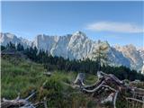 Spodnje Belopeško jezero - Mala Ponca