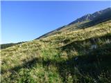 Planina Zapleč - Kal (greben Krnčice)