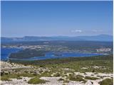 Otok Košljun in desno Kornić, zaključek Camina