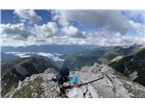 Panoramica z Ablance proti jugu.