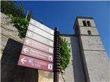 Camino Krk in v mesto Krk do prve table