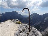 Planjava, Kamniško sedlo, zadaj Velika planina in Brana