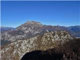 Amariana kraljuje nad Karnijo, katere središče je v Tolmeču, desno pa Sernio in Grauzaria