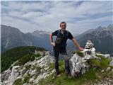 Predelske glave 1618 m (Cima Predil) in Vrh Laštanovca 1660 m Vrh Laštanovca