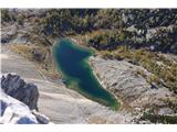 Jezero v Ledvicah tudi z Velike Zelnarice osupljivo