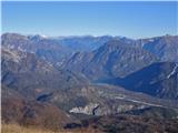 jezero Cavazzo pred San Simeonijem