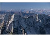 V ospredju greben Ponc, v ozadju Grossglockner