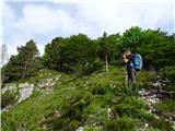 Predelske glave 1618 m (Cima Predil) in Vrh Laštanovca 1660 m 